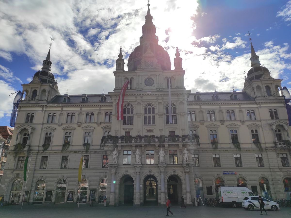 L'hôtel de ville de Graz