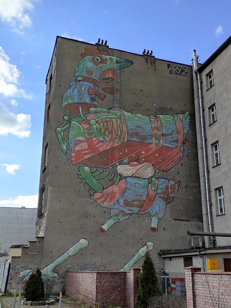 Peinture murale à Katowice