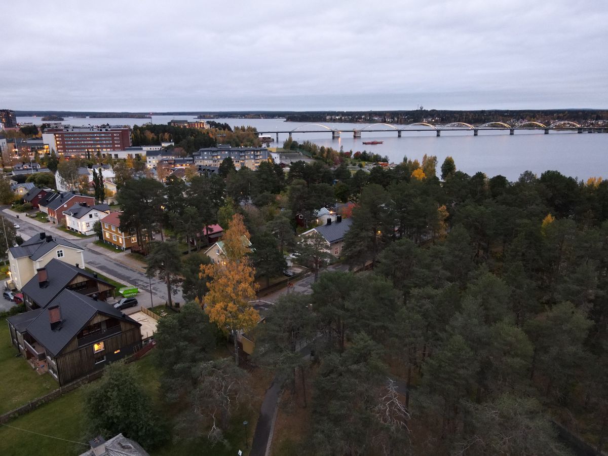 Luleå vue du ciel