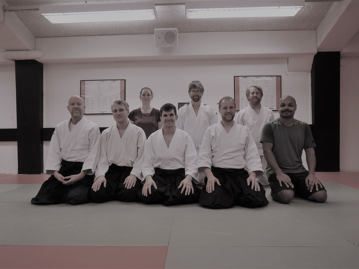 Avec le club d'Aikido à Umeå