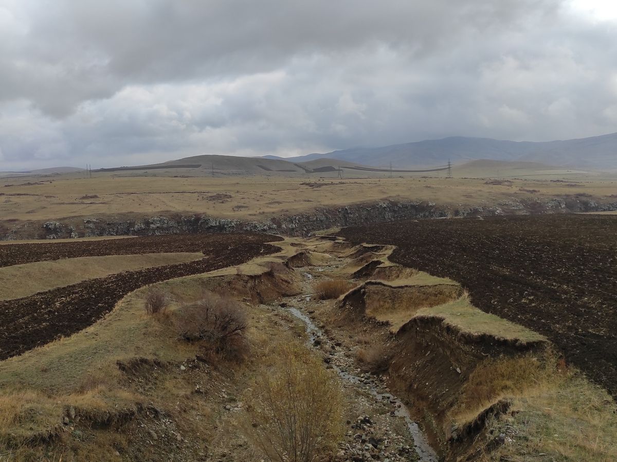 Canyons au nord de l'Arménie
