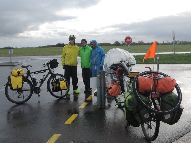Rencontre avec Peter, Néerlandais, qui a déjà parcouru plus de 4700km en 11 semaines!