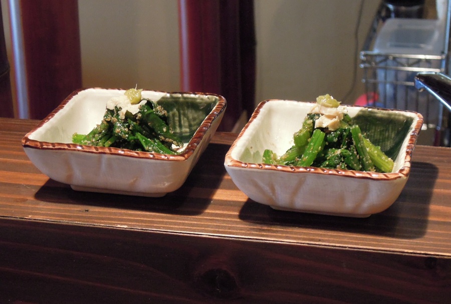 Goma-ae: salade d'épinards