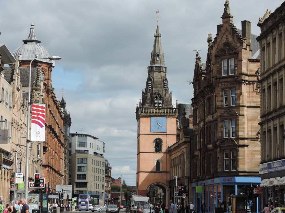 Une vue de Glasgow